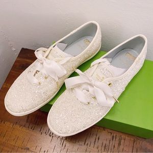 Keds x kate spade new york Champion Glitter Sneaker Wedding Shoes